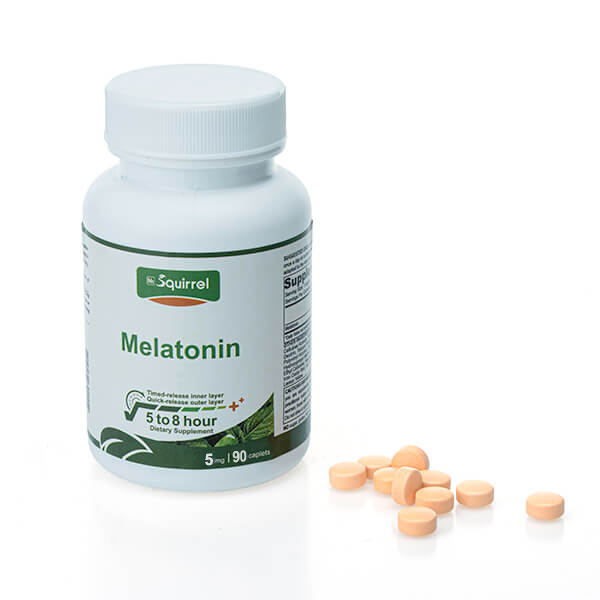 Melatonin 5 mg 90 comprimés comprimé à libération prolongée avec étiquette privée