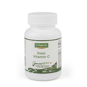 Deux meilleurs amis - Iron 50 mg et comprimés de libération de vitamine C 200 mg